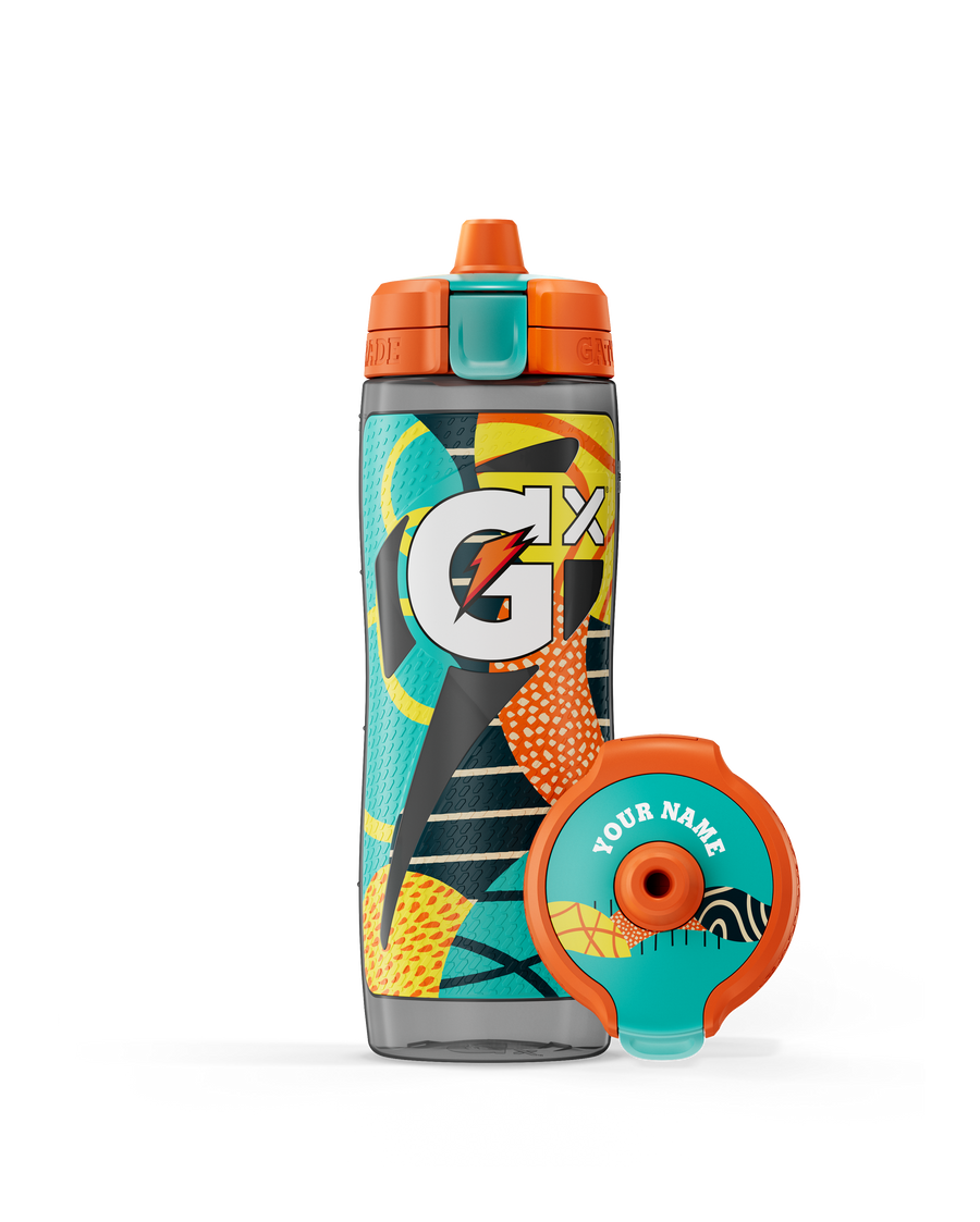 Gx Patterned Water Bottle - Shadow Q5